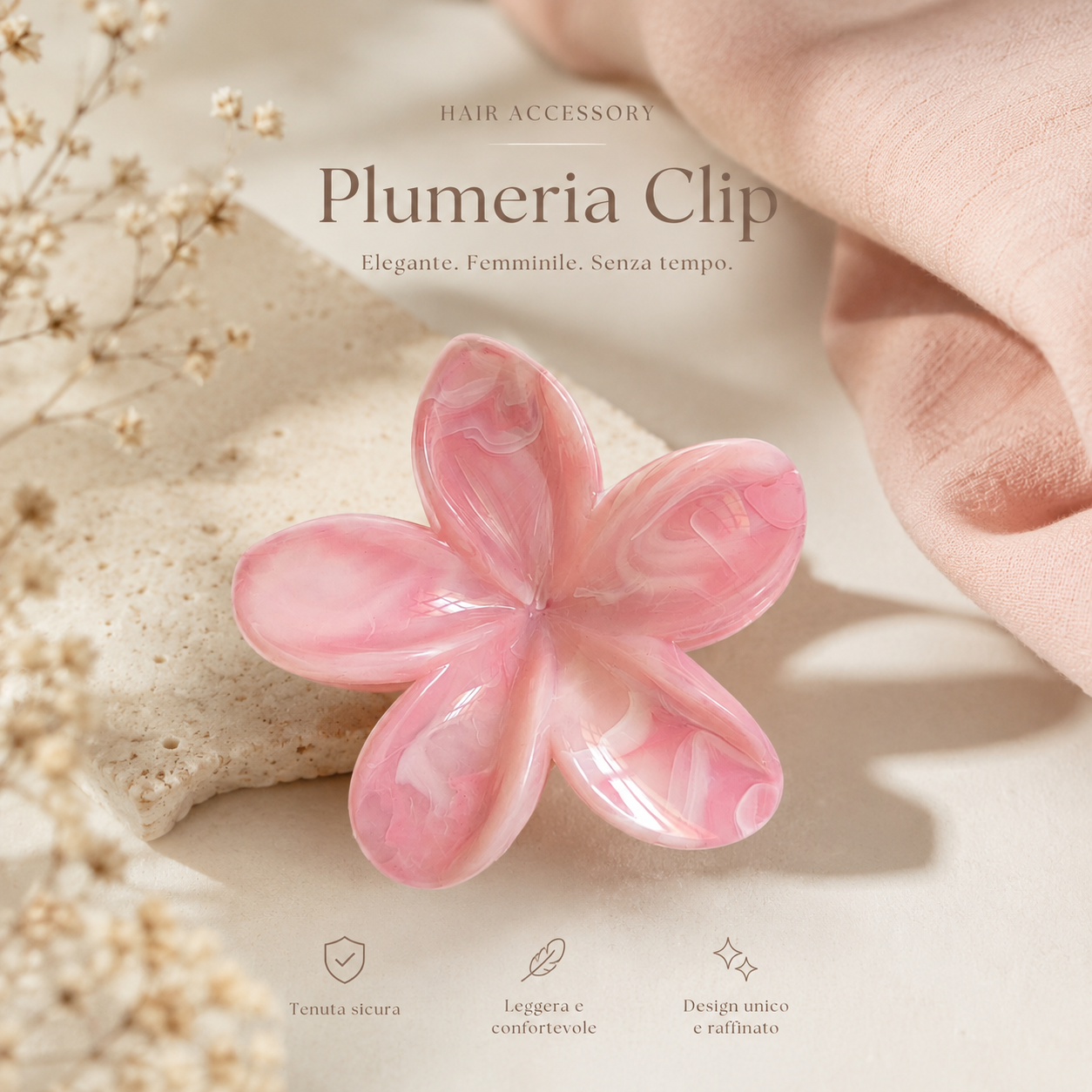 Plumeria Clip