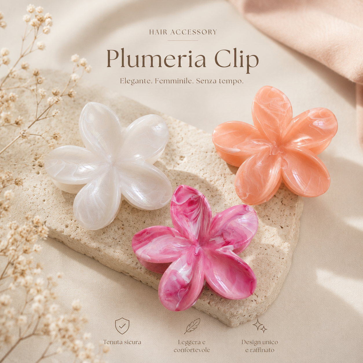 Plumeria Clip